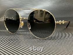 GUCCI GG0878S 001 Gold Round Women's 59 mm Sunglasses