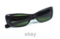 Green 1950s Shades Sunglasses Cat Eye Frame Vintage France Made Party Shades