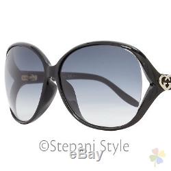 Gucci Butterfly Sunglasses GG3525KS D28JJ Shiny Black 3525