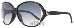 Gucci Butterfly Sunglasses GG3525KS D28JJ Shiny Black 3525