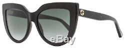 Gucci Cateye Sunglasses GG0164S 001 Black 53mm 0164