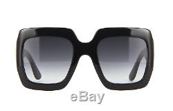 Gucci GG0053S 001 54mm Oversize Square Black Women Sunglasses