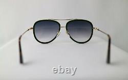 Gucci GG0062S 003 Sunglasses Gold 100% UV Aviator Sunglasses