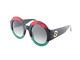 Gucci Gg0084s 001 Oversize Round Women Sunglasses 100% Uv