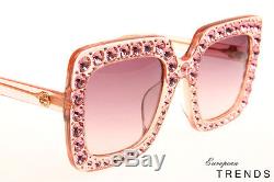 Gucci GG0148S 003 Inspired Women's PINK/Pink Gradient Sunglasses Auth CLEARANCE