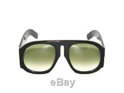 Gucci GG0152S 0152 002 Black Green Sunglasses Sale