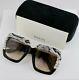Gucci Gg0484s 54mm Square Havana Women Sunglasses With Light Brown Lens