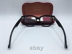 Gucci GG0958O Women's Black Frame Demo Lens Square Eyeglasses 52MM
