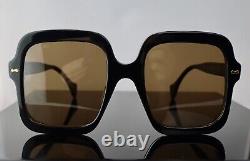Gucci GG1241S Black / Brown Lens Oversized Square Sunglasses 100% UV