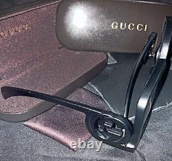 Gucci GG1326S Women's Sunglasses Black/Gray (GG1326S-001)