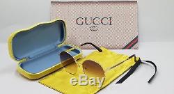 Gucci GG 0206SK 003 Women's Gold Sunglasses