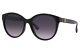 Gucci Gg 0631s 001 Black Gold / Grey Gradient Cat Eye Sunglasses Nwt Gg0631s