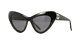 Gucci Gg 0895s 001 Black / Grey Gradient Cateye Sunglasses Nwt Gg0895s