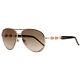 Gucci Gg 4239/n/s 0jj/cc Gold/black And Havana With Crystals Aviator Sunglasses