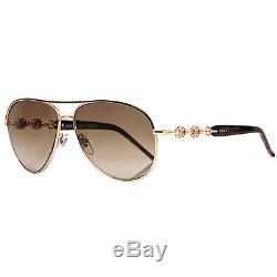 Gucci GG 4239/N/S 0JJ/CC Gold/Black and Havana with Crystals Aviator Sunglasses