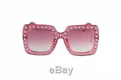 Gucci Pink Crystal Sunglasses (GG0148S 003)