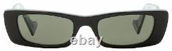 Gucci Rectangular Sunglasses GG0516S 001 Black/Gold/Pearl 52mm 0516