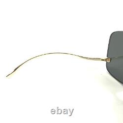 Gucci Sunglasses GG0352S 001 Gold Square Frames with Black Lenses 99-0-145