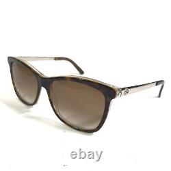 Gucci Sunglasses GG 3675/S 4WJYY Gold Tortoise Square Frames with Brown Lenses