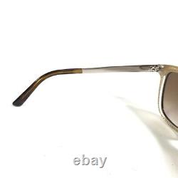 Gucci Sunglasses GG 3675/S 4WJYY Gold Tortoise Square Frames with Brown Lenses