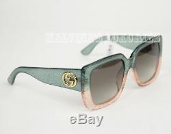 Gucci Sunglasses Gg 3837/f/s Rmqsm Ombre Glitter Optyl Square Interlocking G