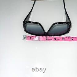 Helena Rubinstein Vintage Womens Sunglasses Rhinestone Studded One Size Black