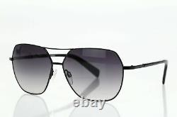 Jil Sander JS132S Women's Square Black Sunglasses 142553