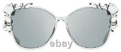 Jimmy Choo 25th Anniversary Sunglasses Mya/S 9RQT4 Transparent Gray 59mm