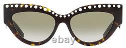Jimmy Choo Cat Eye Sunglasses Sonja/G/S 086HA Havana 55mm