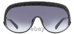 Jimmy Choo Shield Sunglasses Siryn/S 8079O Black 99mm