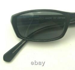 Kio Yamato KP-101U Black Oval Eyeglasses Sunglasses Japan FRAMES ONLY