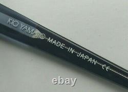Kio Yamato KP-101U Black Oval Eyeglasses Sunglasses Japan FRAMES ONLY