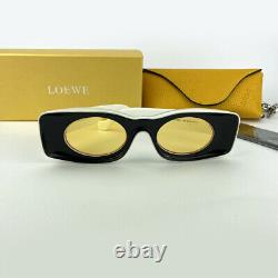 LOEWE Paulas Ibiza LW40033I Black White Yellow Sunglasses Eyewear Men Women