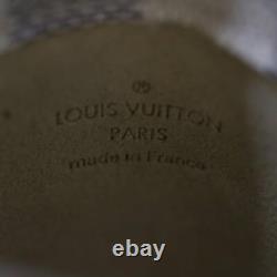 LOUIS VUITTON Damier Azur Etui Lunettes MM Glasses Case N60025 LV Auth 64687