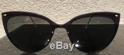 Lindberg Sunglasses Cat Eye Polarized Black