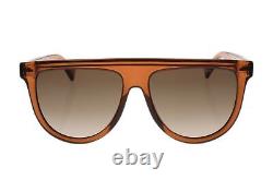 Marc Jacobs 181235 Womens Full Rim Oval Lenses Sunglasses Brown Size 57-15-145