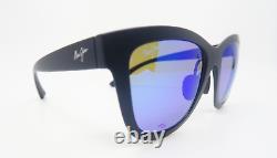 Maui Jim ANUENUE MJ448-03 Navy Blue/ Blue Hawaii New Mirror-Polarized Sunglasses