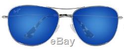 Maui Jim Blue Mirror Cliff House B247-17 Aviator Sunglasses Polarized Men Womens