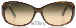 Maui Jim HS295-03T Nalani Plastic Womens Brown & Blue Sunglasses Polarized NEW