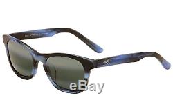 Maui Jim KA'A POINT Sunglasses Blue Woodgrain POLARIZED GRAY Lens Women's Men's