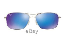 Maui Jim Wiki Wiki B246-17 Aviator Blue Mirror Sunglasses Polarized Mens Womens