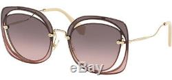 Miu Miu Scenique Cut Out Women's Sunglasses with Pink Gradient Lens MU54SS ZVN146