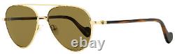 Moncler Aviator Sunglasses ML0056 28J Gold/Havana 57mm 0056