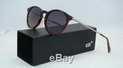 Mont Blanc MB 549 52B Havana Sunglasses CARL ZEISS Grey Gradient Lens Size 49