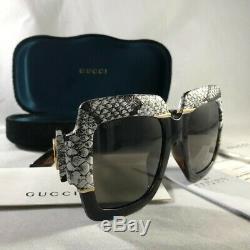 NEW AUTHENTIC GUCCI GG0484S 001 HAVANA FRAME, BROWN LENS SIZE 54mm