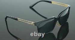 NEW Authentic VERSACE Rock Icons Vani Black Gold Metal Sunglasses VE 4307 GB1/87