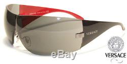 NEW Authentic VERSACE Sunglasses VE 2054 Havana White Black 100613 10008G 100187