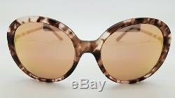 NEW Burberry Sunglasses BE4239Q 36637J 57 Rose Gold Round AUTHENTIC plaid 4239