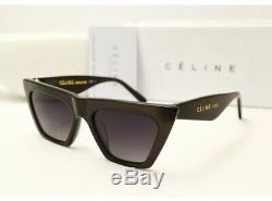 NEW CELINE CL41468/S 807/IR Black Cat Eye Women Sunglasses 100% Authentic