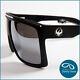 New Dragon Fame Matte Black Frame With Silver Ionised Lens Sunglasses (720-2322)